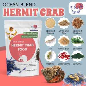 Blue Waves Hermit Crab Food