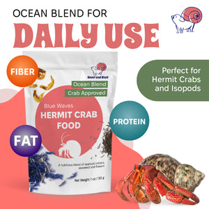 Blue Waves Hermit Crab Food