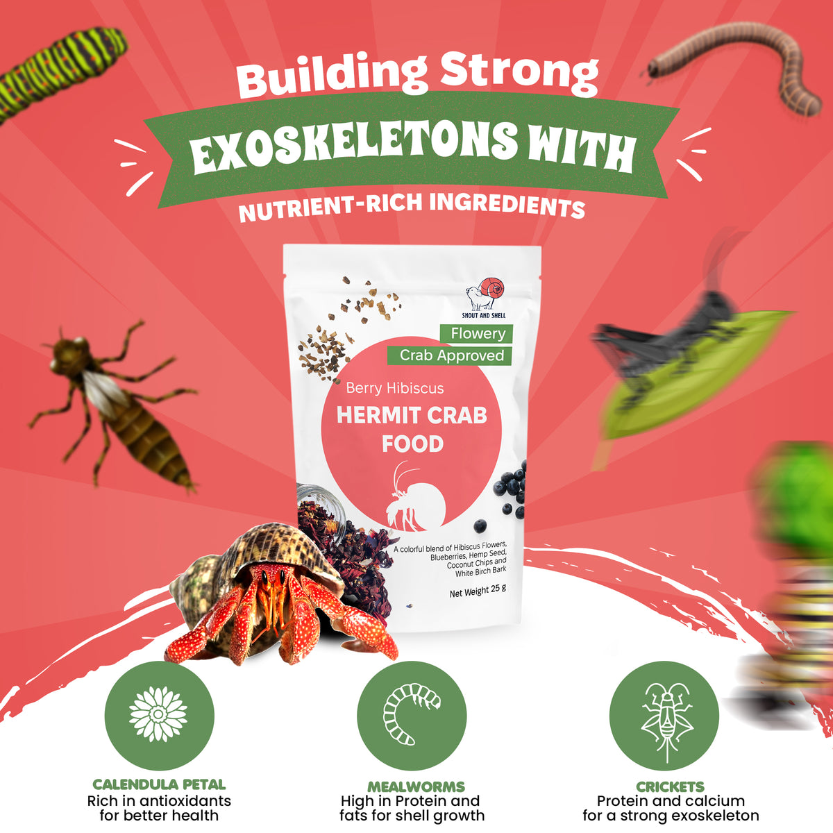 organic crab food