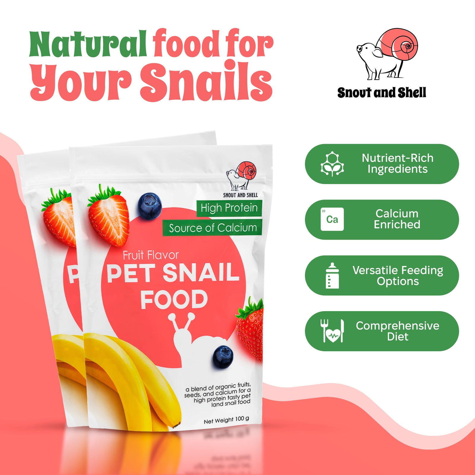 pet snail food