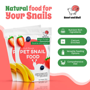 fruit flavored snail food