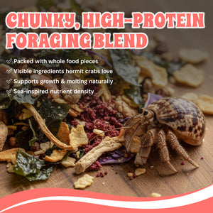 Tidepool Protein Blend Hermit Crab Food – 2 oz / 56 g