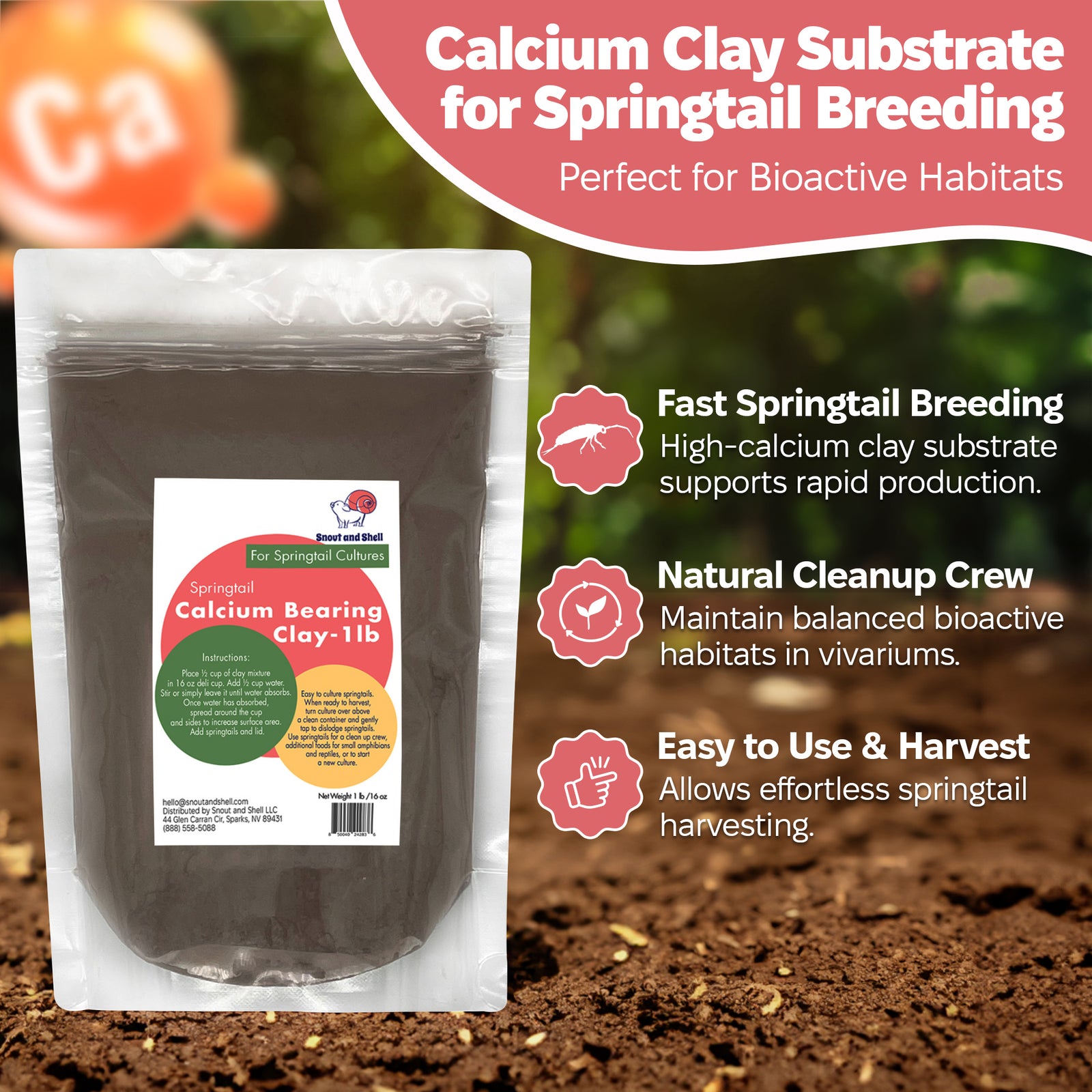 calcium bearing clay