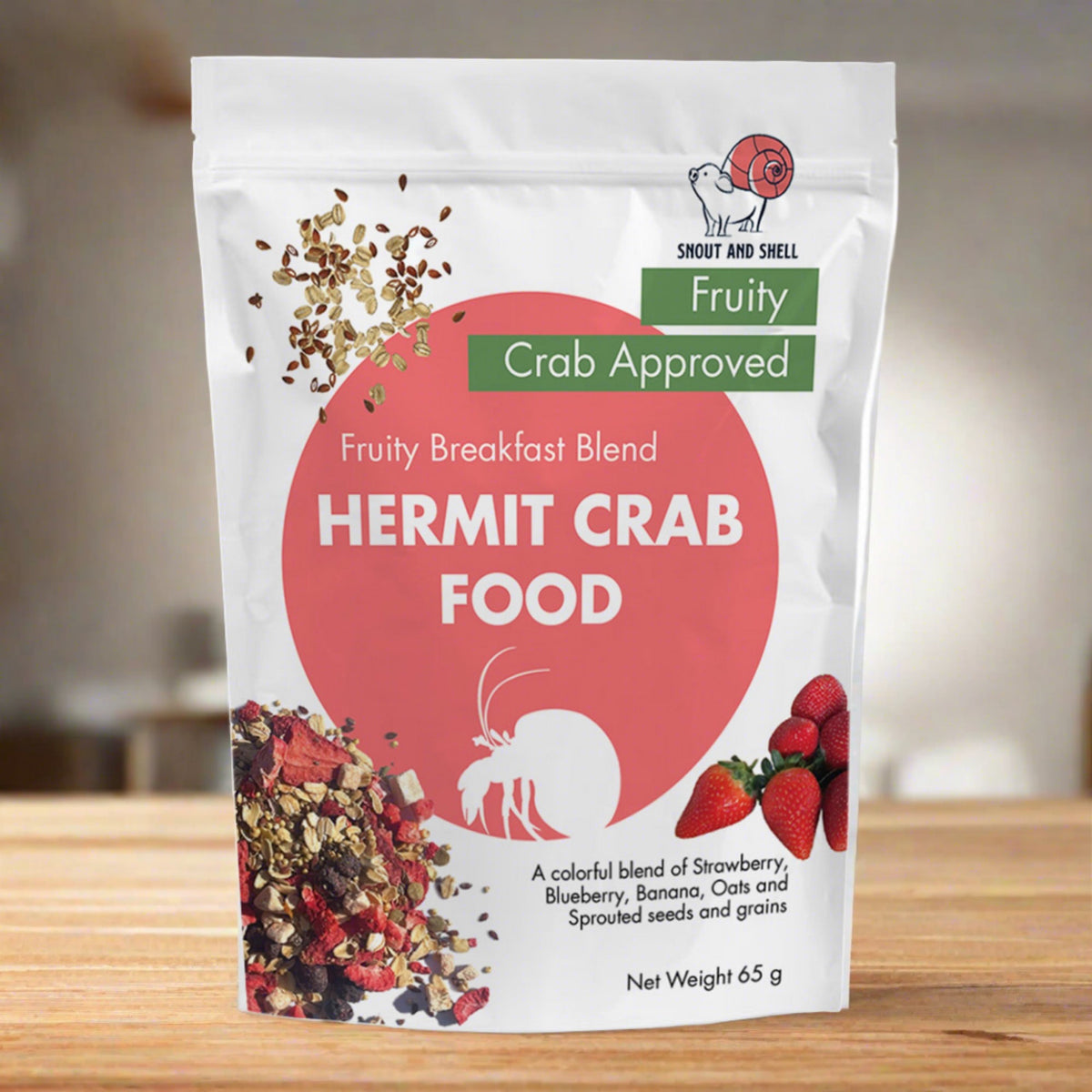Snout and Shell Premium Hermit Crab Food Taste the Crabtastic Difference!