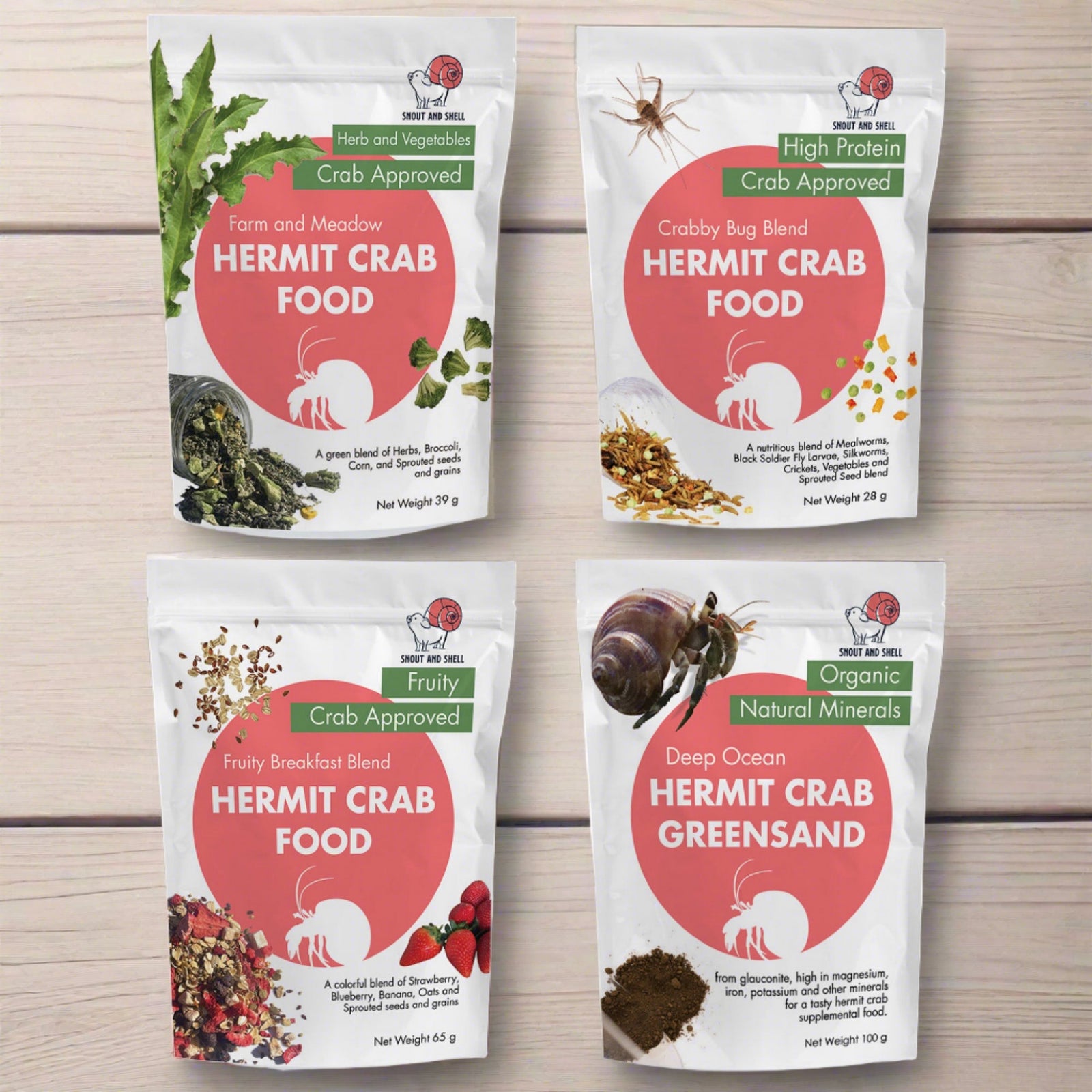 Hermit Crab Food Multipack Aquatic Pet Animal Snack Treat