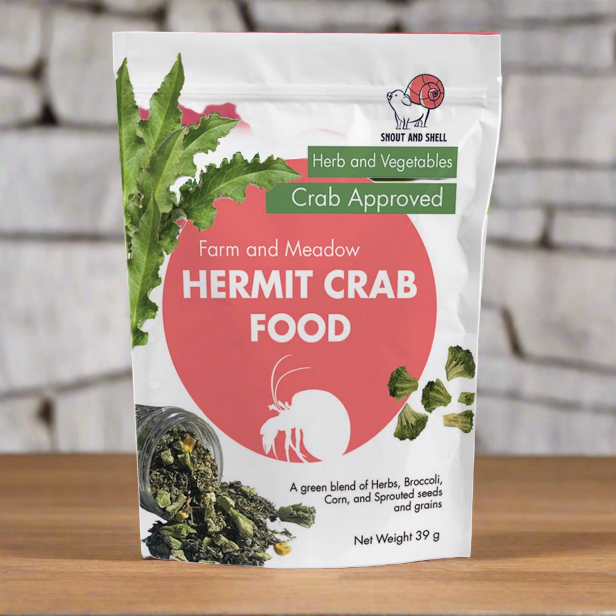 farm and meadow hermit crab food