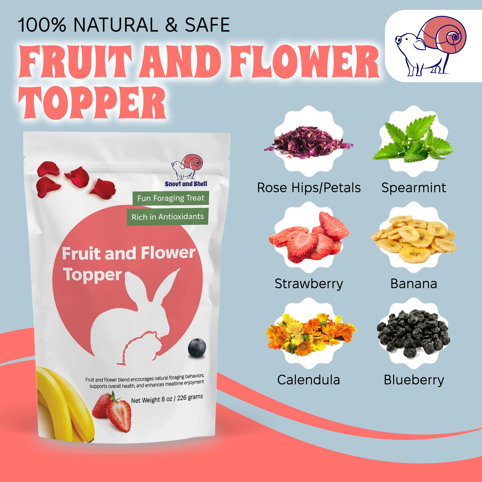 Fruit and Flower Topper - 8oz