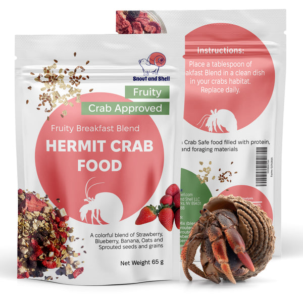 Hermit Crab Food | Snout and Shell - Vitamin Supplements Hermit Crabs