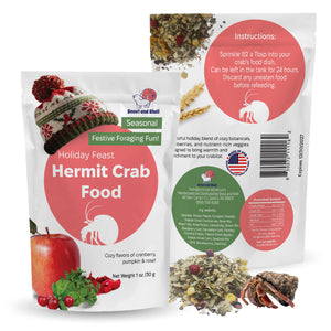 Holiday Feast Premium Hermit Crab Food -  Limited Edition