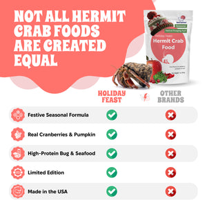 Holiday Feast Premium Hermit Crab Food -  Limited Edition