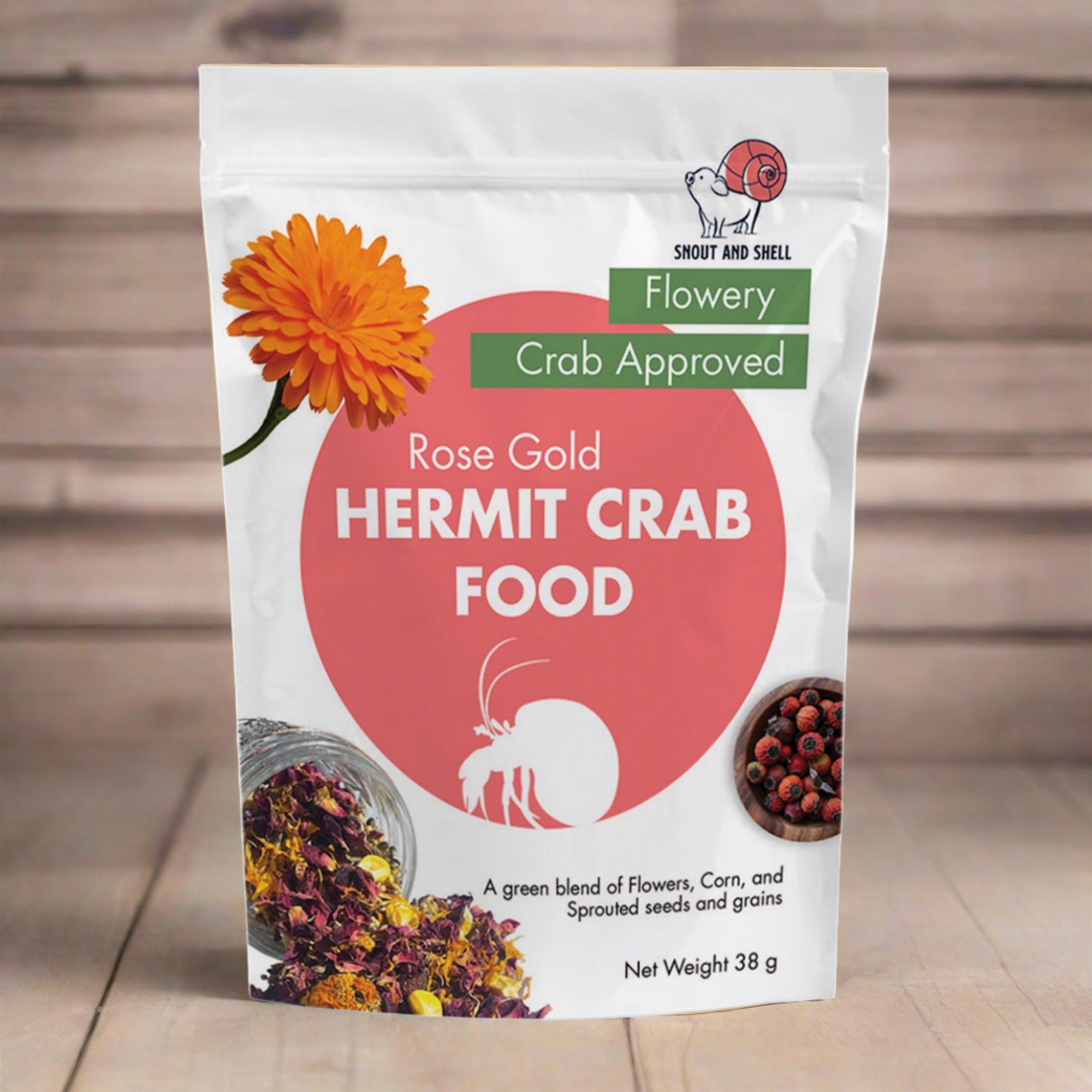 Rose Gold hermit crab food