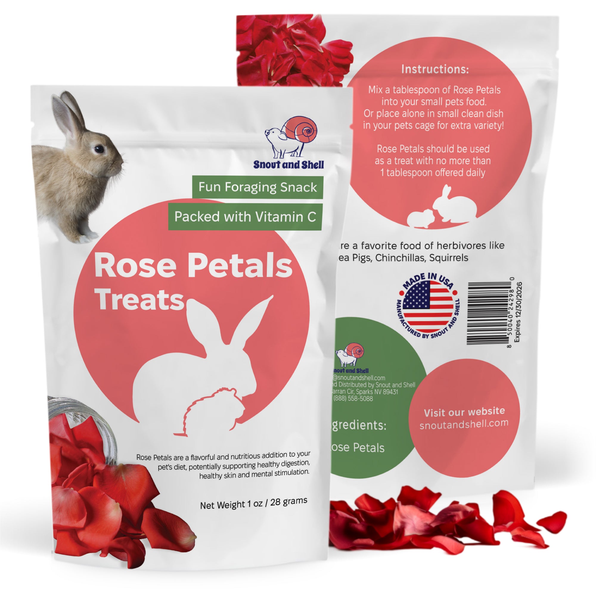 rose petal treats