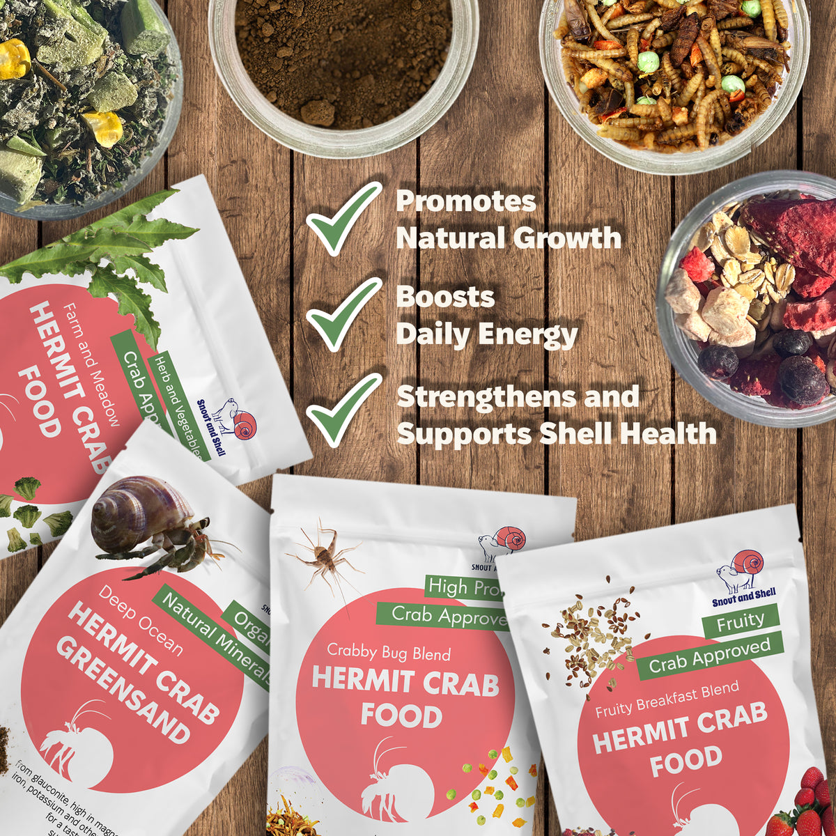 Hermit Crab Food Multipack Aquatic Pet Animal Snack Treat