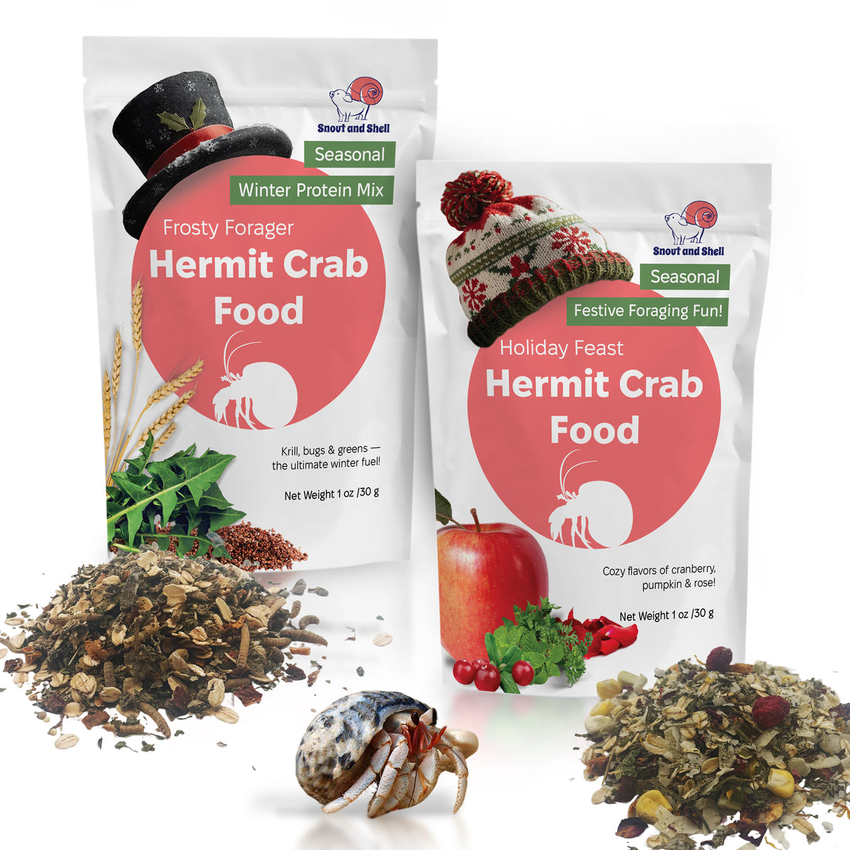 Limited Edition Winter Nutrition Duo – Frosty Forager & Holiday Feast Mixes